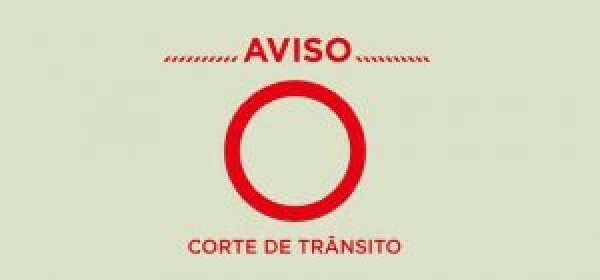 Corte de Tr&acirc;nsito na Rua de S&atilde;o Miguel